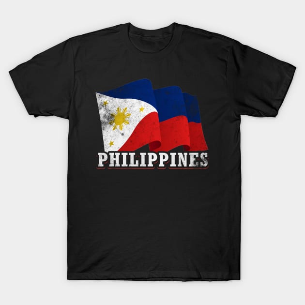 Philippines Flag T-Shirt by Mila46
